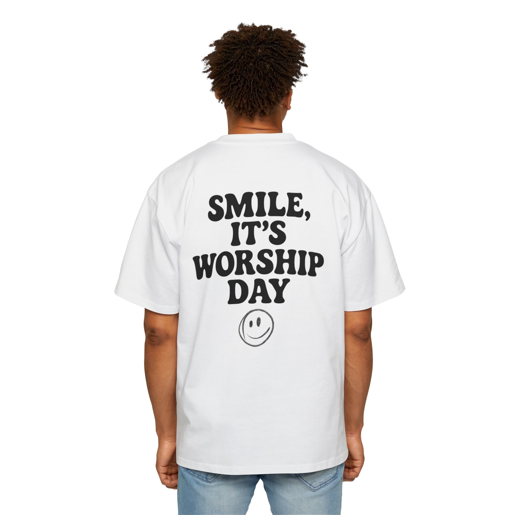 WORSHIP DAY – OVERSIZED TEE