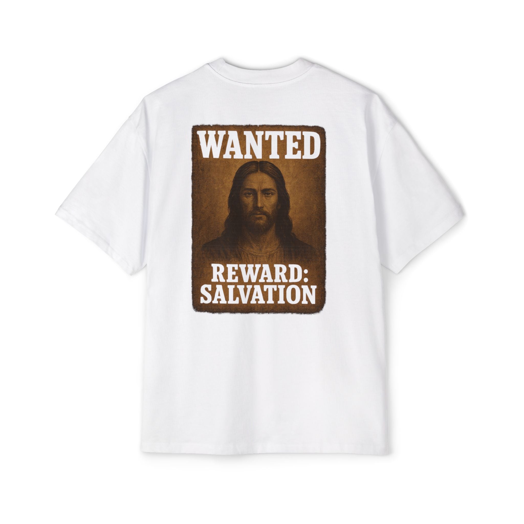 JESUS IS WANTED - OVERSIZED TEE