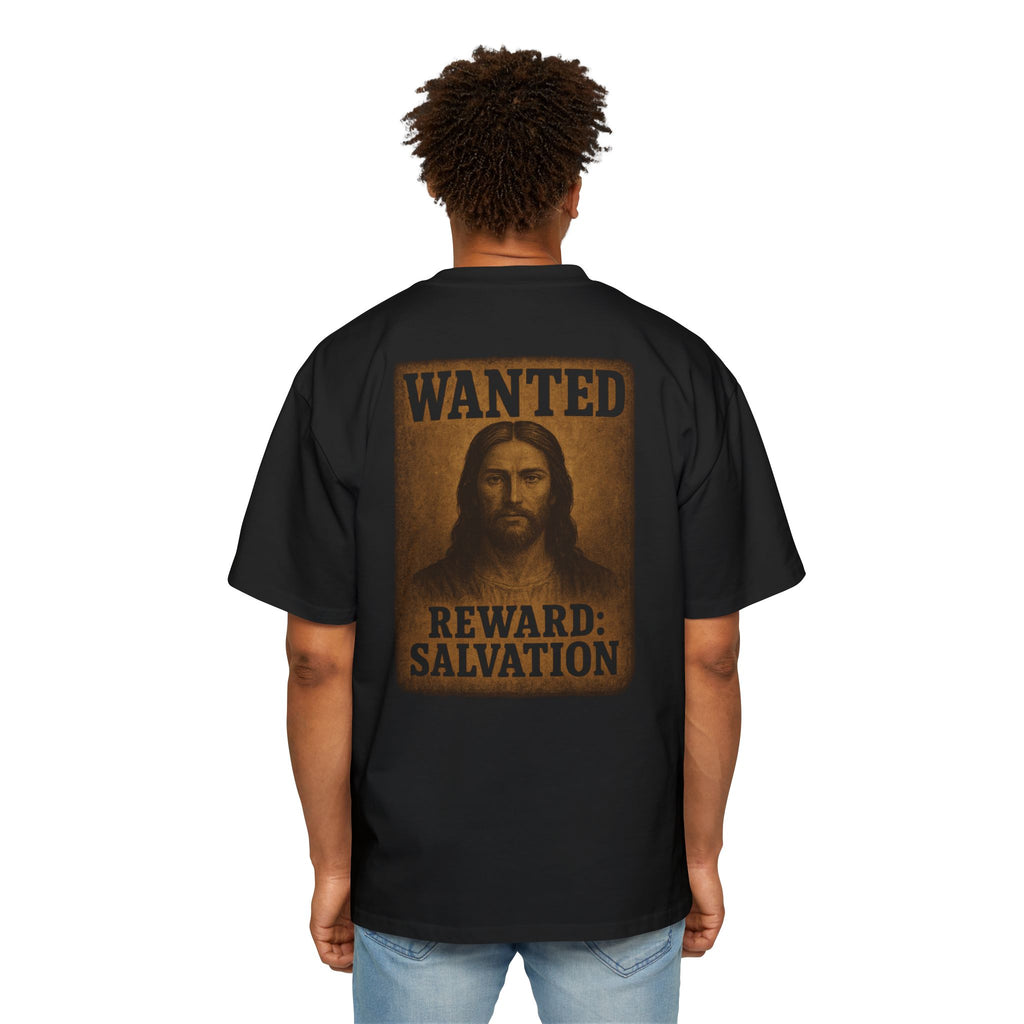 JESUS IS WANTED - OVERSIZED TEE