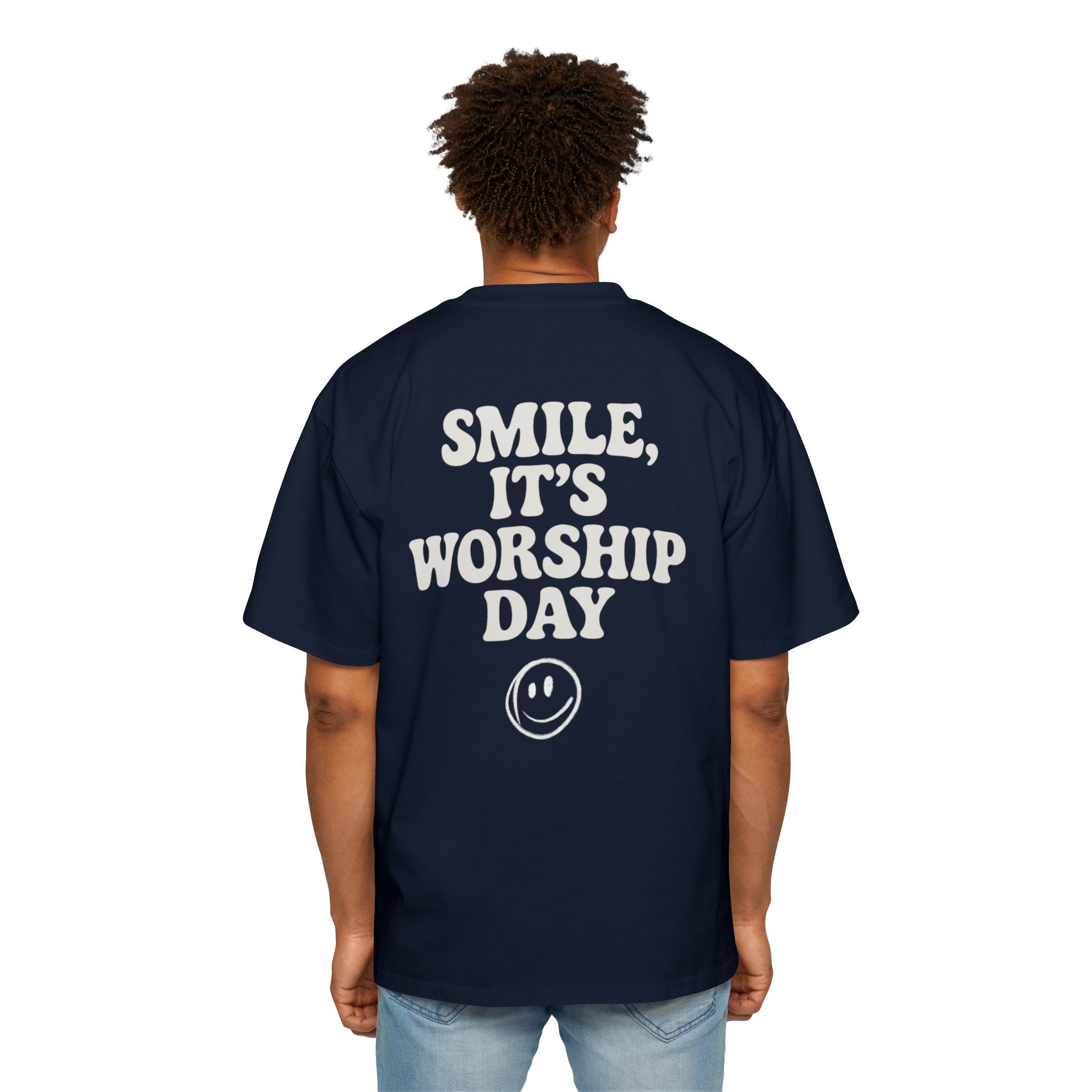 WORSHIP DAY – OVERSIZED TEE