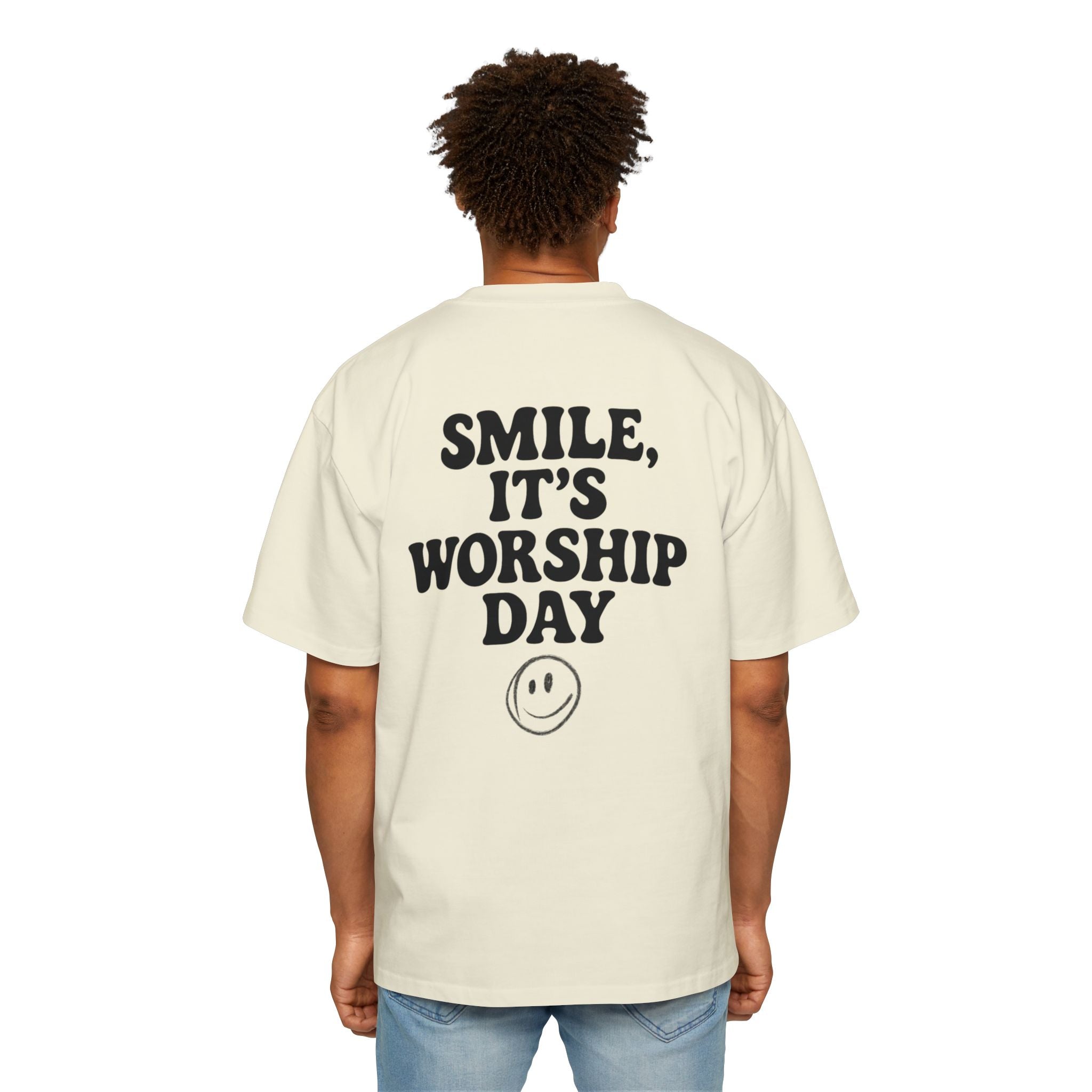 WORSHIP DAY – OVERSIZED TEE
