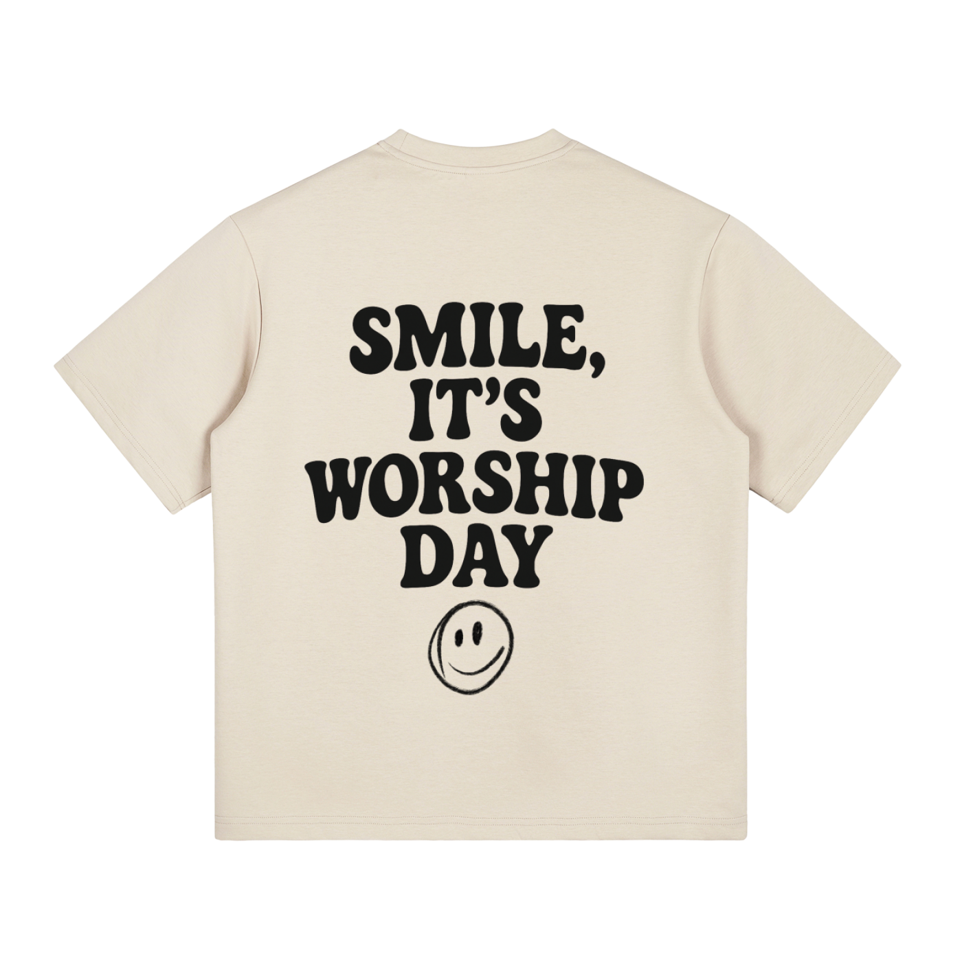 Worship Day - Khaki T-Shirt