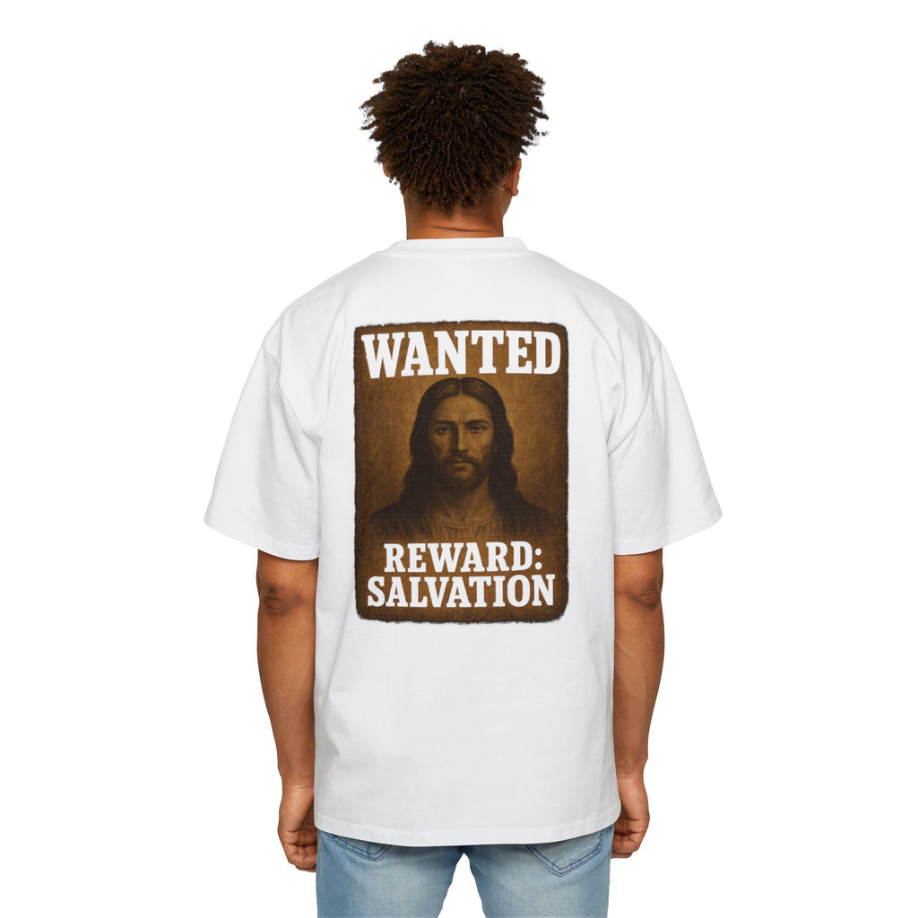 JESUS IS WANTED - OVERSIZED TEE