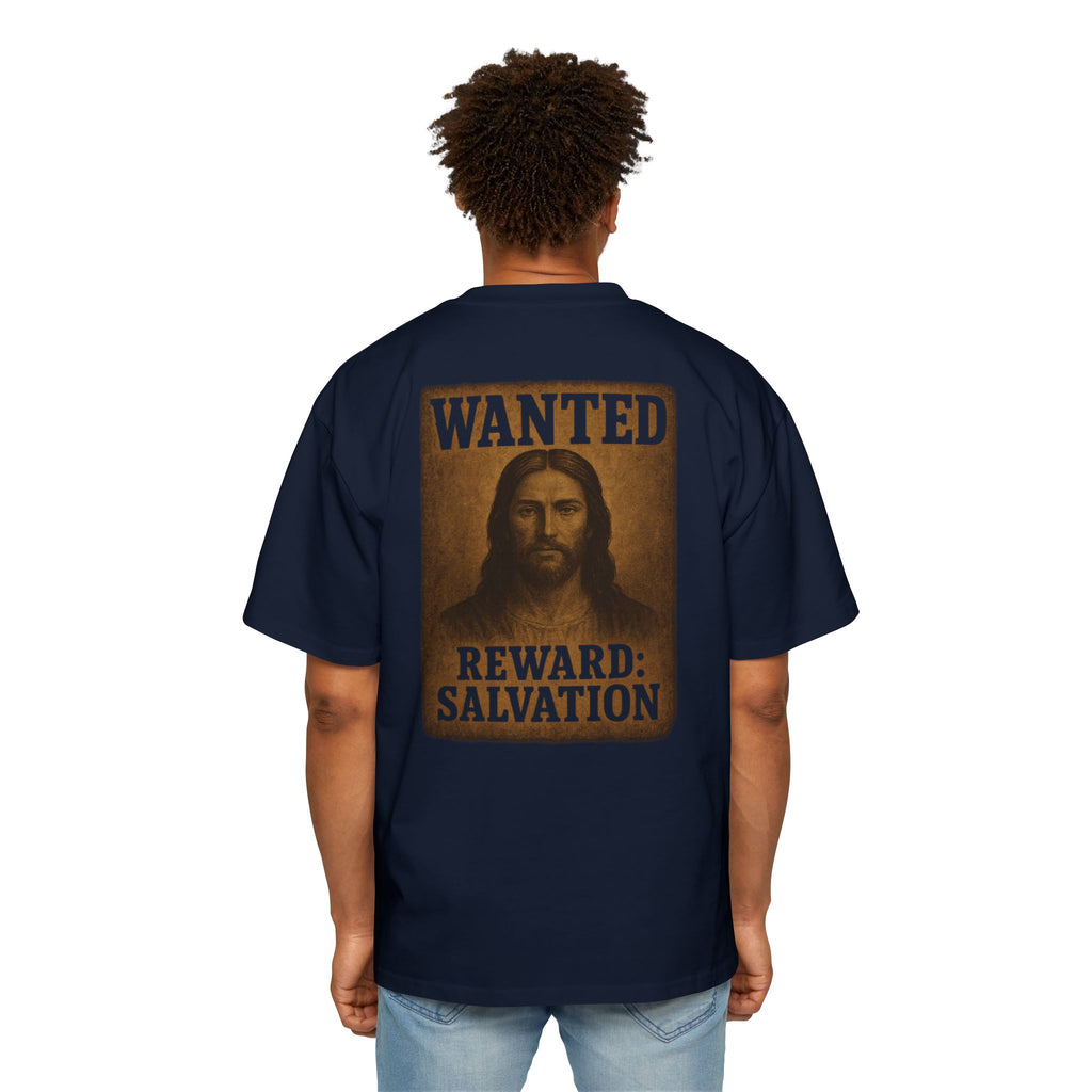 JESUS IS WANTED - OVERSIZED TEE
