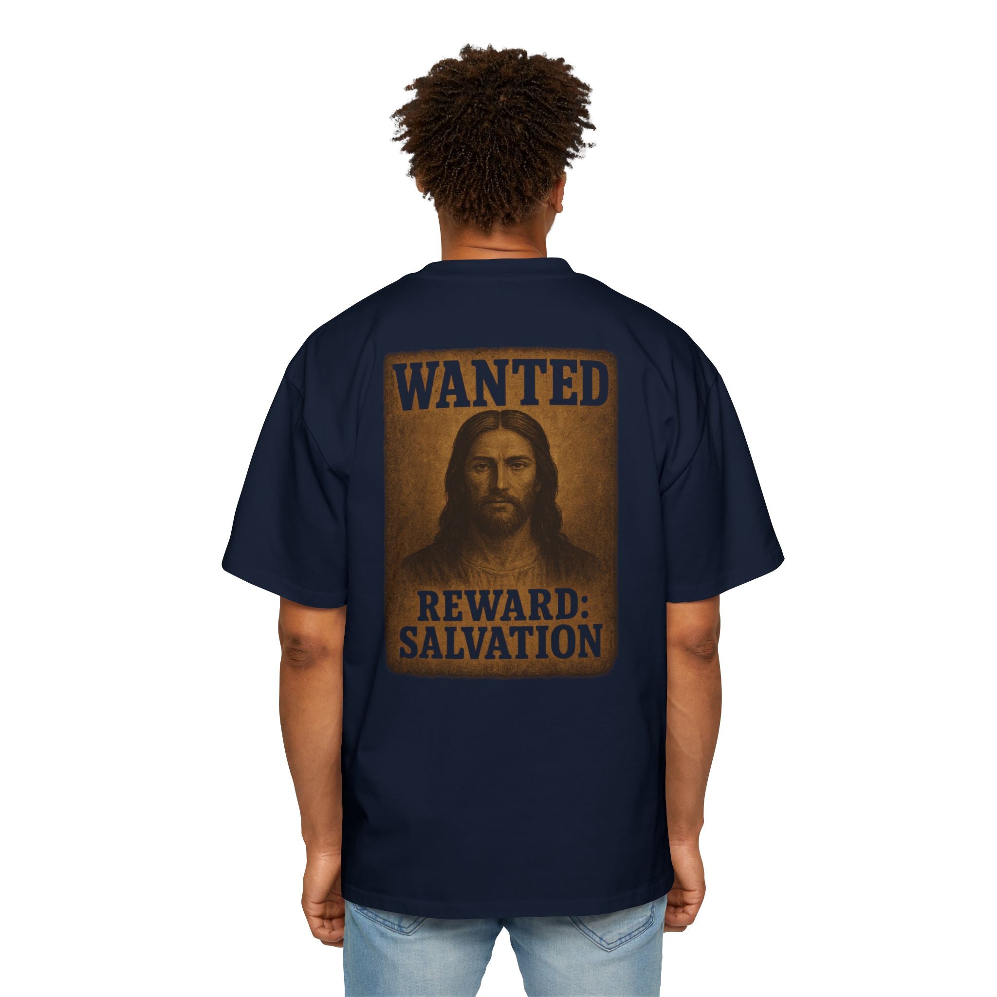 JESUS IS WANTED - OVERSIZED TEE