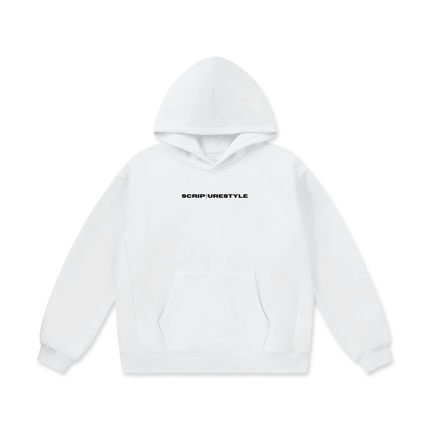 Jesus Is King - White Oversized Hoodie