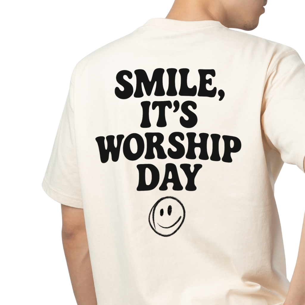Worship Day - Khaki T-Shirt
