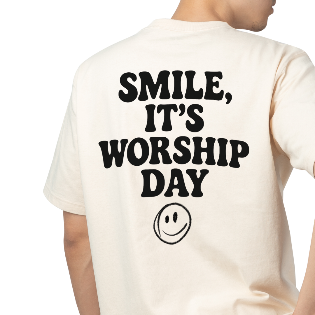 Worship Day - Khaki T-Shirt