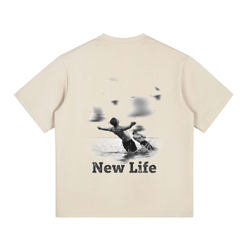 New Life - Khaki T-Shirt