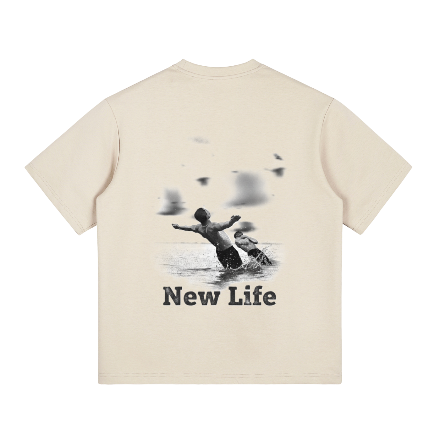 New Life - Khaki T-Shirt